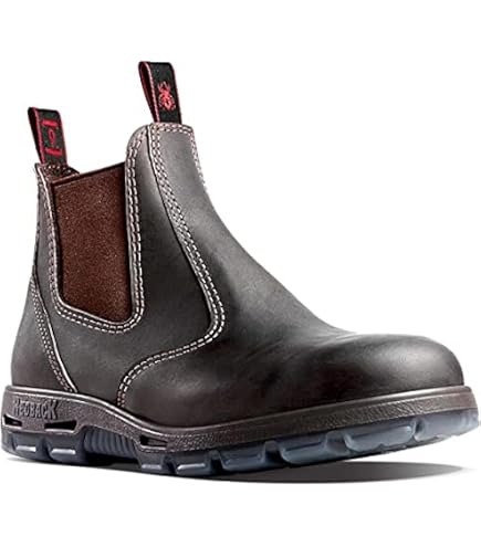 Amazon.com | Red Back Boots USBOK Dark Brown Steel Toe Size 10.5